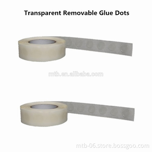 Clear Removable Glue Dots Fix Digital Brochure